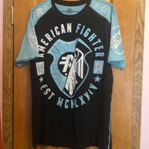 American fighter short sleeve T-shirt
